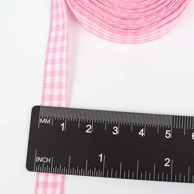 Ribbon Decoration Ribbon Supplies Christmas Ribbon Wrapping Ribbon Plaid Ribbon Grid Printed Ribbon Tape For Wedding Christmas Decorations DIY Handmade Gift Wrapping Accessories 10/25/38mm