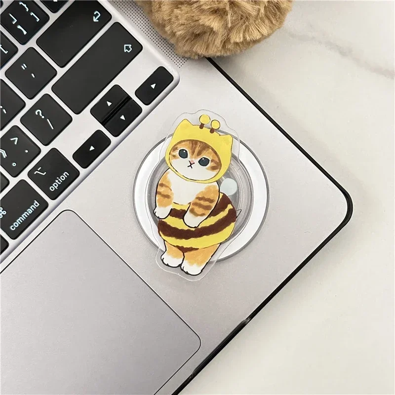 Cute Cat Magnetic Phone Grip Stand For Iphone Magsafe Compatible_voghion.com