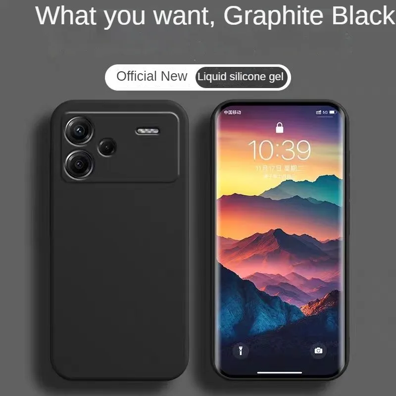 Per Redmi Note 13 Pro Plus Pro Plus Custodia Redmi Note 13 Pro Cover Antiurto Liquid Soft Cam Cover Posteriore Protettiva Redmi Note13