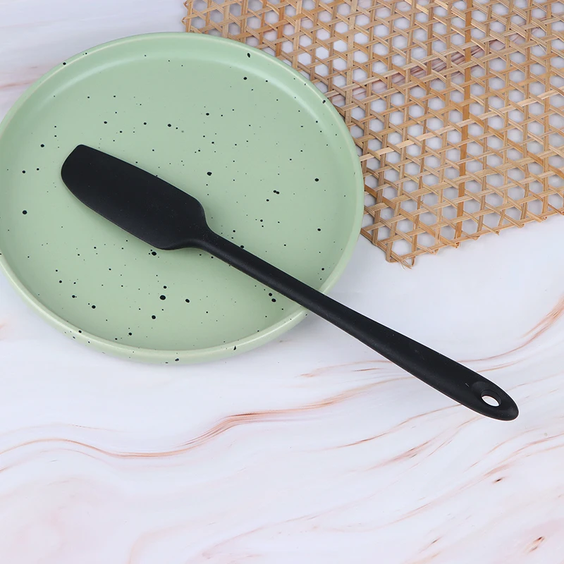 

Силиконовый шпатель с длинной ручкой, термостойкий гибкий антипригарный тонкий лопатка «сделай сам», скребок для крема, торта, инструмент для выпечки, 1 шт.