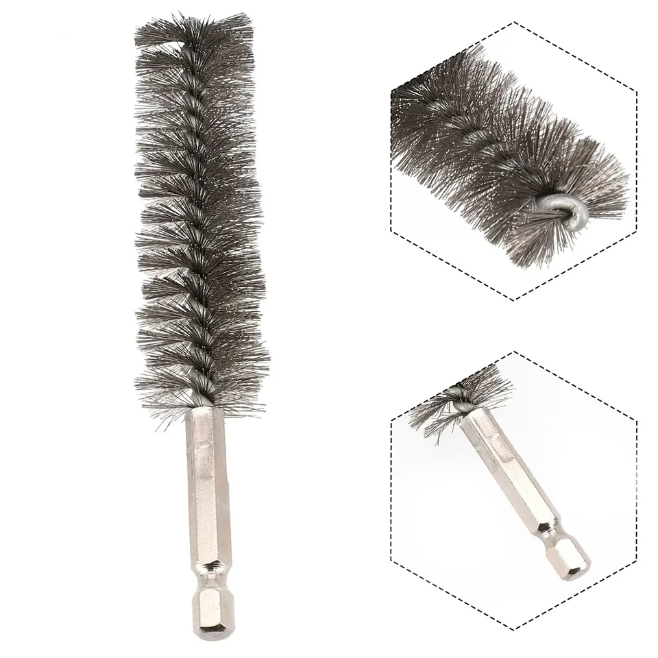Lot De 5 Brosses à Tube à Essai – 25 Mm, Poignée Torsadée, Poils Synthétiques – Uxcell, Neuves