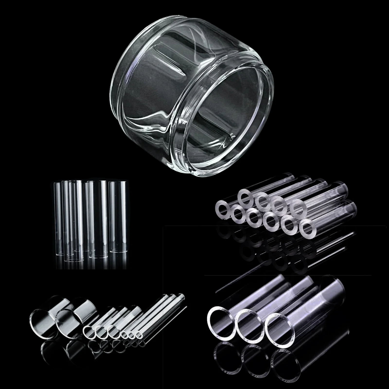 5PCS/BOX Transpare Glass Measuring Cup Z Subohm X Nano 2 Max Fli Glass Measuring Math Sets