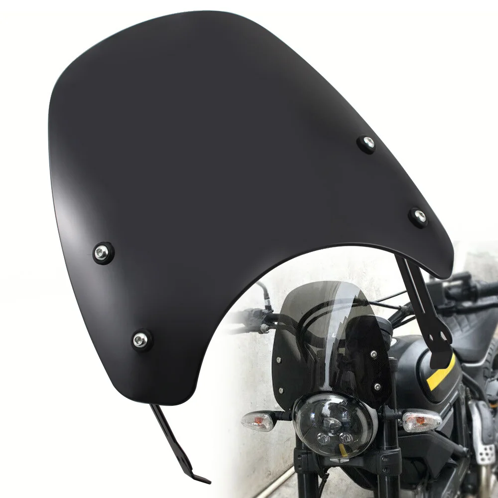 

Fit For Ducati Scrambler Full Throttle 2015-2019 Universal Windscreen Motorcycle Windshield Refitting Wind Shield Accessories