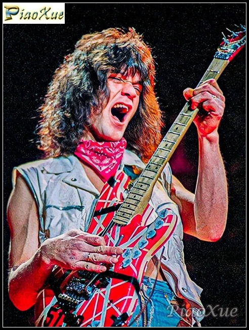 5D Rock Band Guitarist Diy Cross Stitch Painting Eddie Van