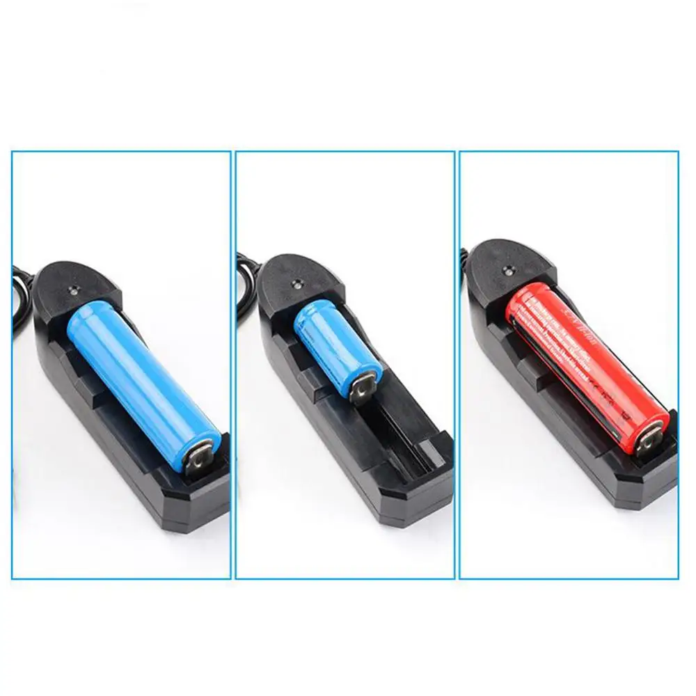 18650 Smart Battery Charger One Slot Li-ion Battery AC Charger Adapter Universal USB Connector For 18650 18500 16340 14500 26650 charger adapter battery charger battery charger adapter