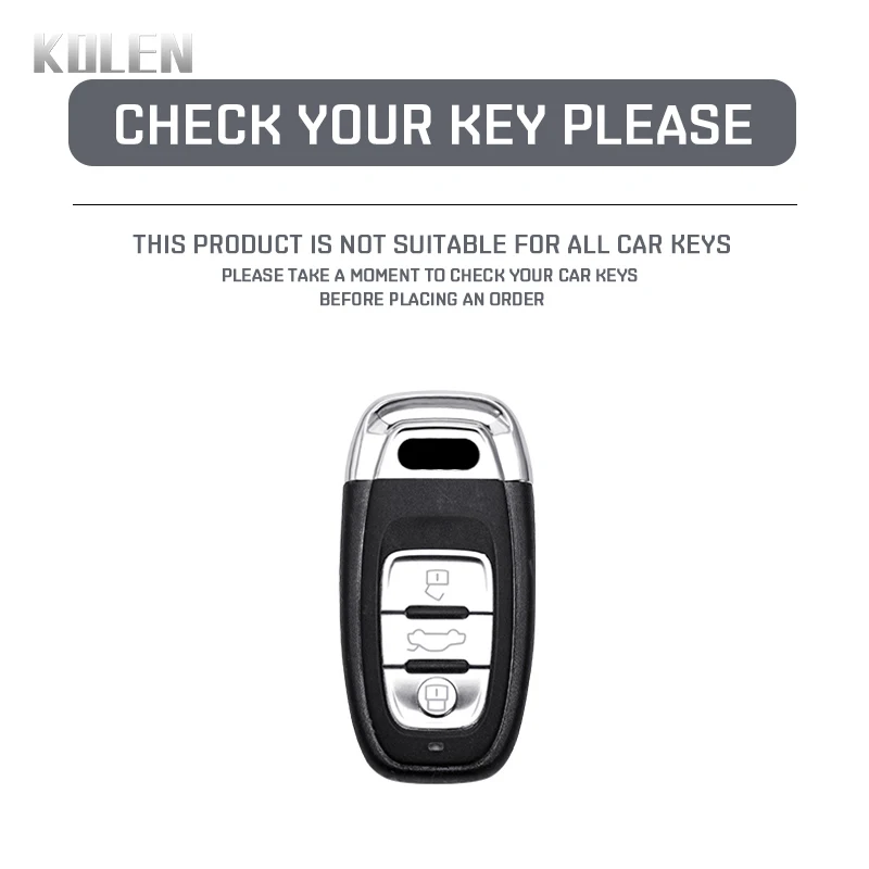 Premium ABS Carbon Fiber Car Key Case Cover