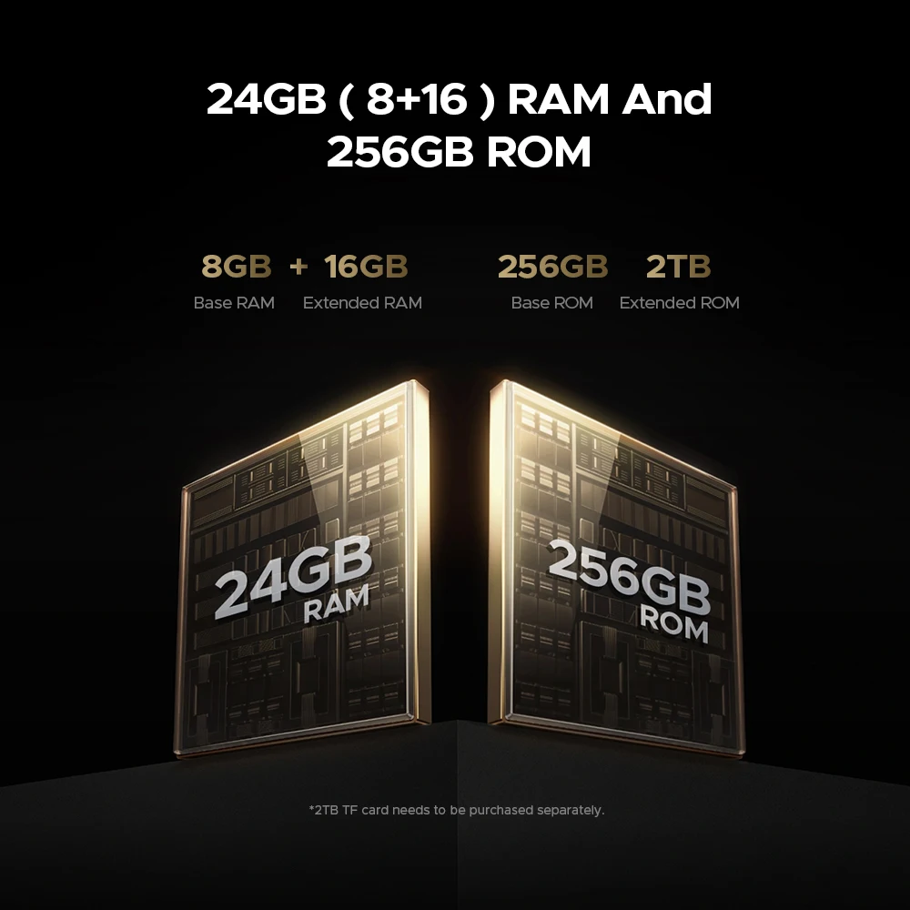 Versione globale DOOGEE V Max S 5G Telefono robusto 6,58" Luce da campeggio 24 GB (8 + 16) 256 GB 22000 mAh Batteria grande Telecamera da 108 MP - immagine 6