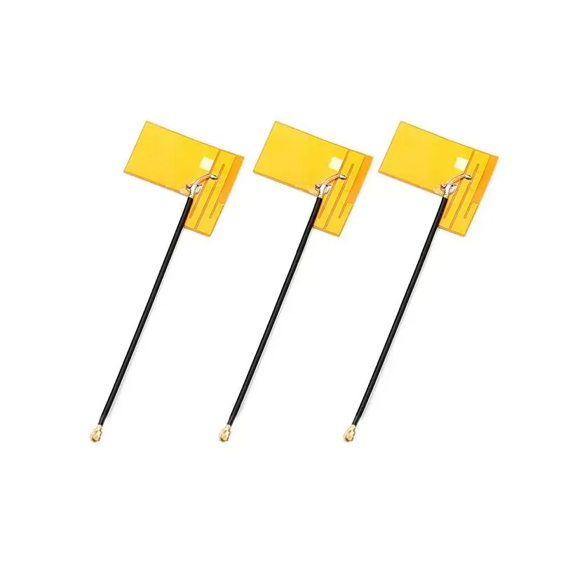 2.4GHz Yellow Film FPC Soft Board with Built-in Antenna High Gain 2-3dBi RG1.13 12CM Cable For Laptop WiFi Bluetooth Module
