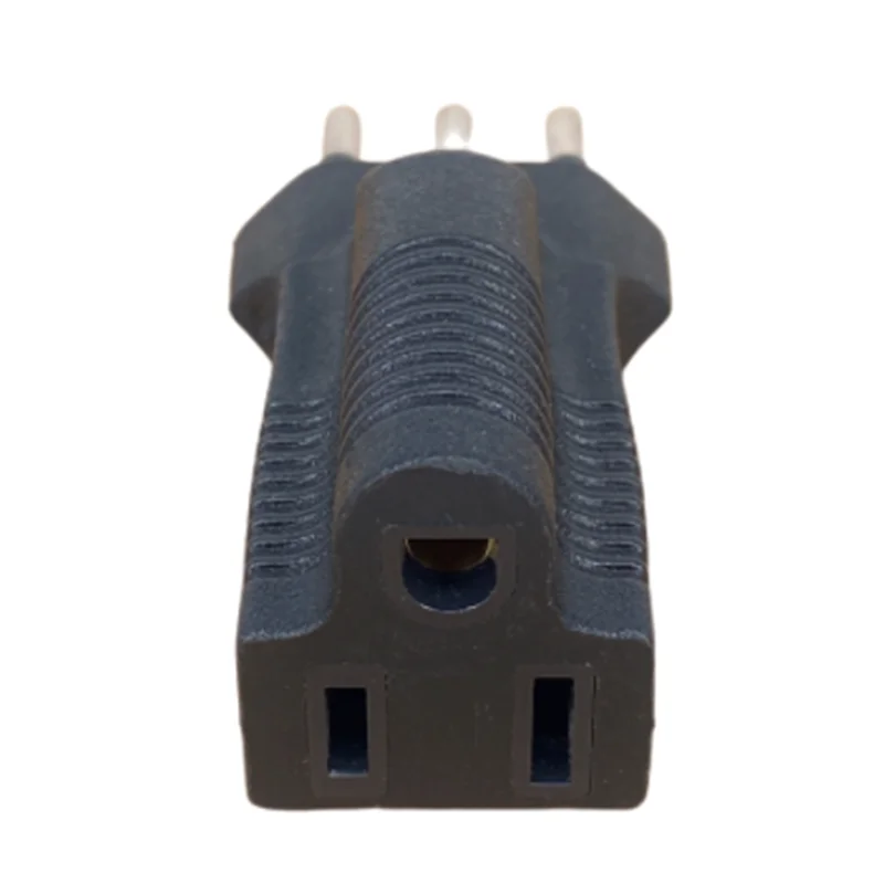 1PCS Italy Male Plug to USA AC Nema 5-15R Female Power Adapter US 3 Prong to Italy Travel Plug Connector plug adapter power plug adapter