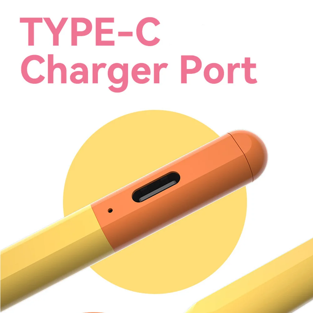 Vibrant USB-C Rechargeable Touch Stylus Pen with Apple Pencil Tip