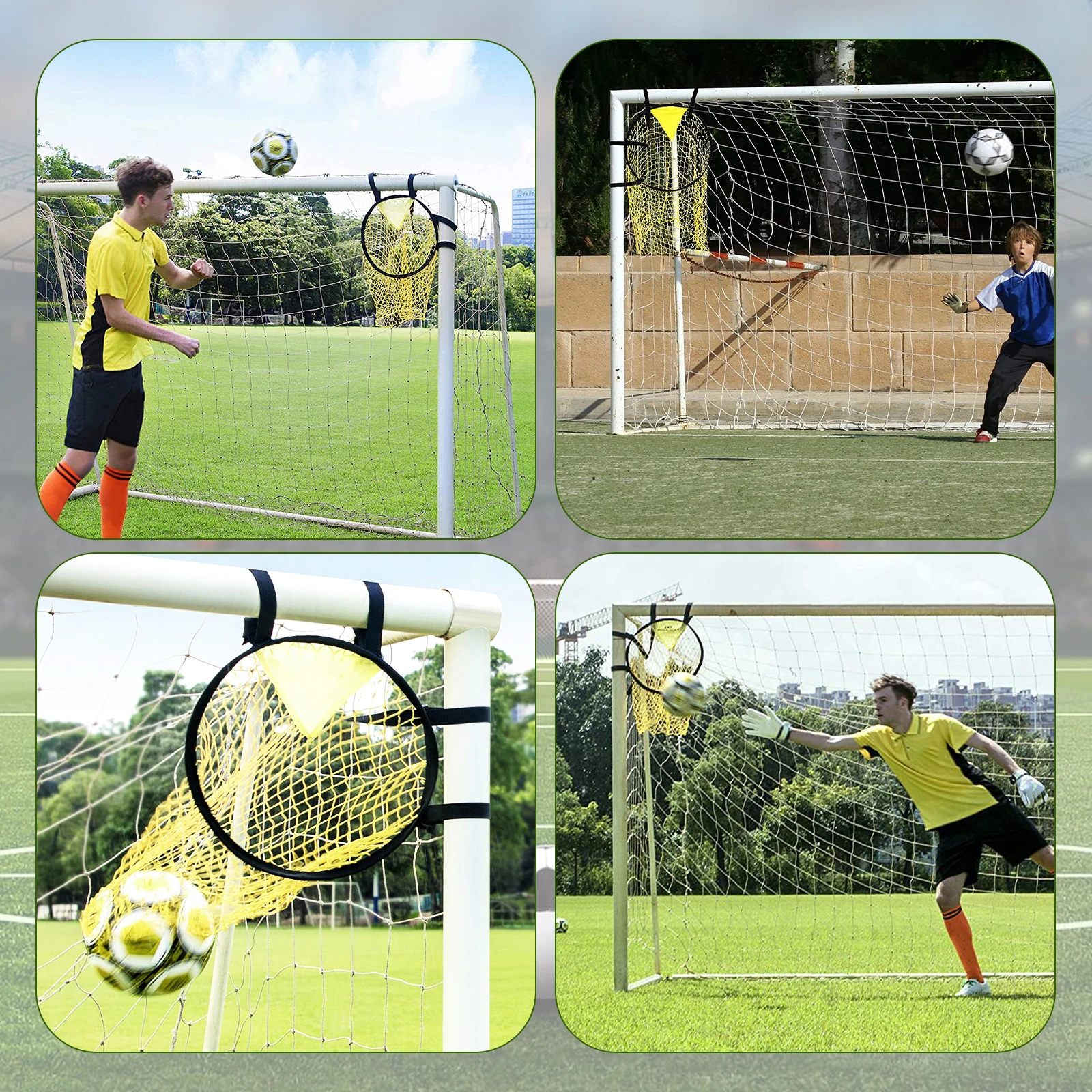 Foldable Football Target Training Net 2