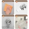 Shower Room Suction Cup Storage Shelf Basket Home Bathroom Organizer floating Shelf Decorative Easy Install Bathroom Accessories 6