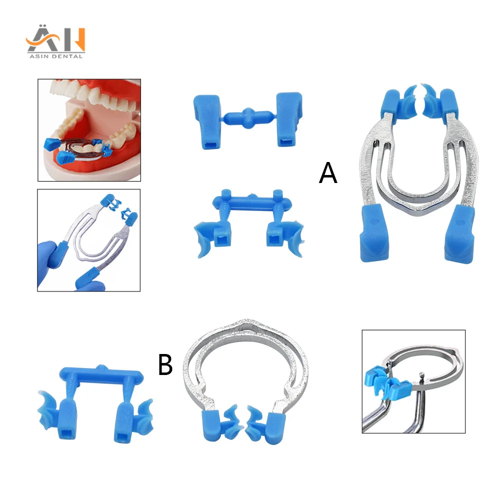 

Autoclave Dental Matrix Sectional Contoured Matrices Clamps Wedges Metal Spring Clip Rings Dentist Tools