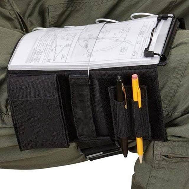 Classic Kneeboard, Aviation Leg Strap Board, Aviation Knee Strap, Oxford Cloth Clipboard and Pen Holder for Aviation