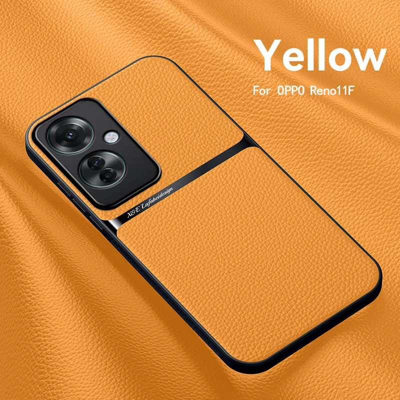 Luxury Leather Magnetic Holder Shockproof Case - Soft Silicone Back Cover