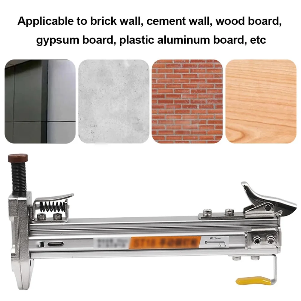 

Hot Sale Durable High Quality Power Tool Manual Nailer Steel Nail Gun Woodworking Decoration For Flooring ST18 Semi-Automatic