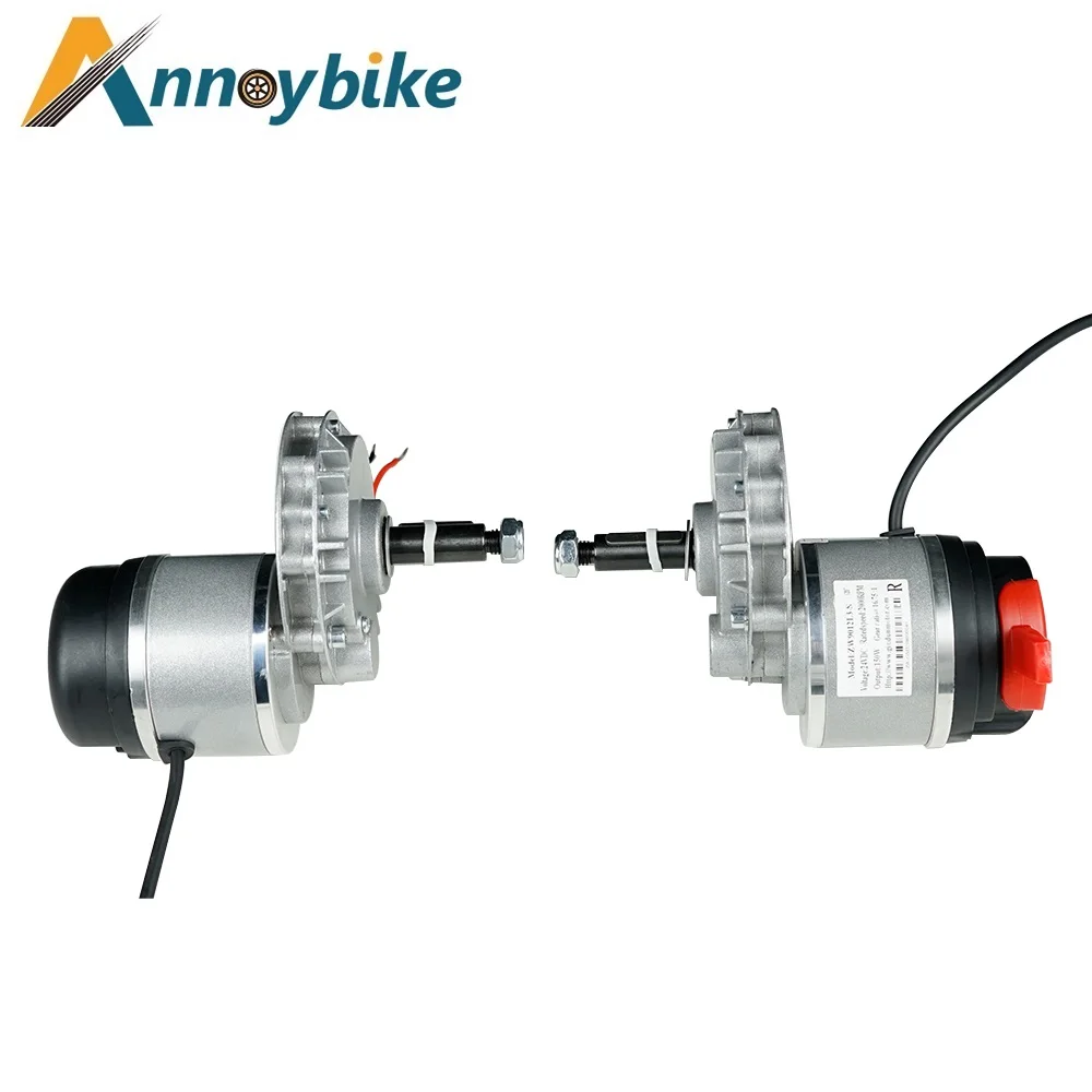 

2Pcs 24V150W Electric Wheelchair Motor With Brushed DC Motor Left Right 1500rpm Double Reduction Wheelchair Motor Accessories