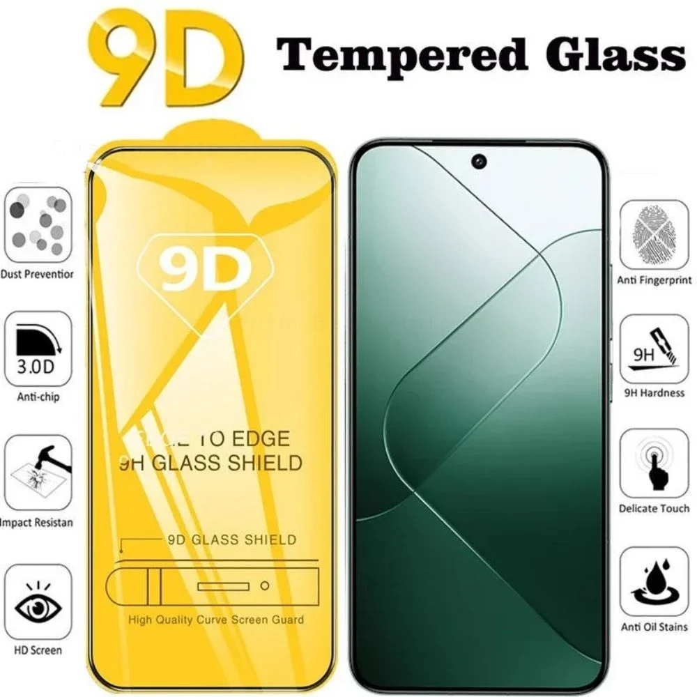 

Закаленное стекло 9D HD для Xiaomi 13T Pro 12T 11T 10T Pro Lite 5G Mi 14 13 12 Lite Mi 11 Lite 4G