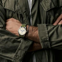 Nouveau 1963 40mm hommes pilote automatique montre mécanique mouette ST17 saphir cristal étanche rétro Style 3