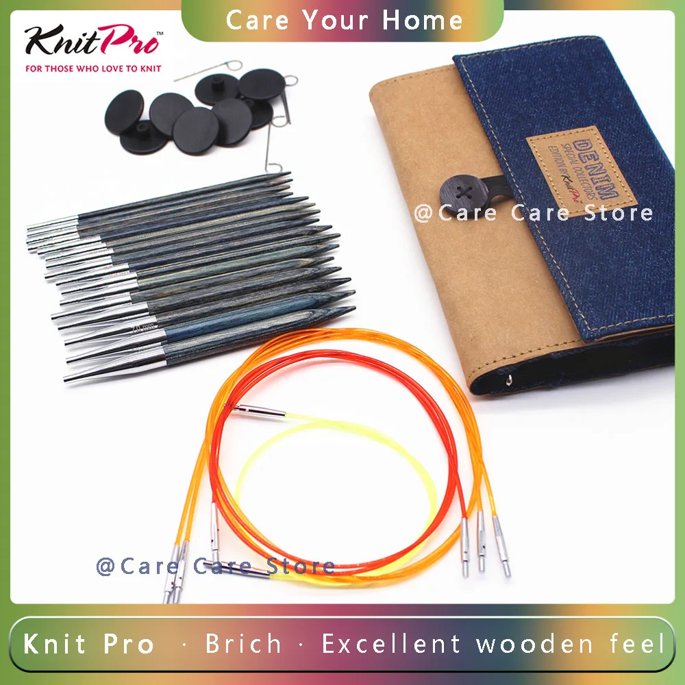 1 Pair Denim 5cm Short Interchangeable Knitting Needles Tips Knitpro Spokes  Circular Knitting Needles Knitting Pro No Cable - AliExpress