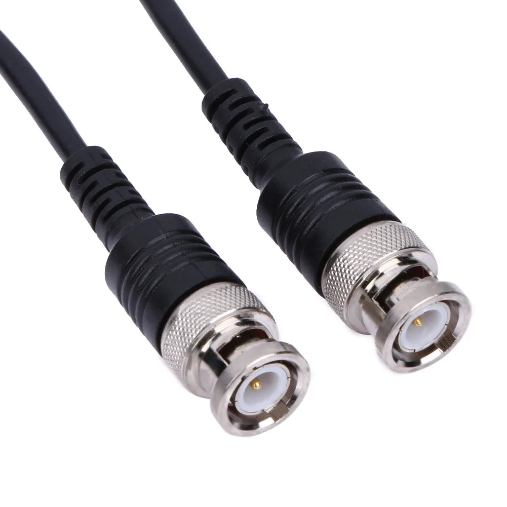 1M BNC Q9 to Dual Alligator Clip Oscilloscope Test Probe Leads 4MM Banana Plug Cables Connector Dual Tester Tools Electrical