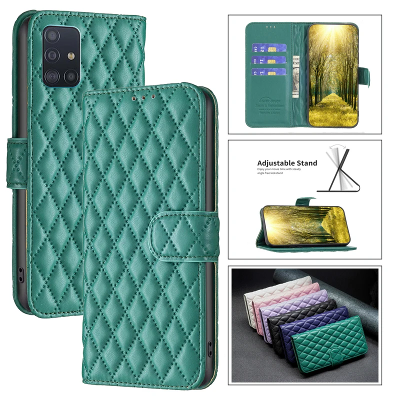 Custodia In Pelle Custodia A Portafoglio Per Samsung Galaxy A51 A 51 A515 A52S A52 5G A31 A41 A71 4G Stand Coque Flip Phone Protect Case