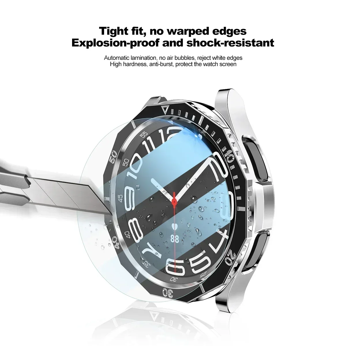 Case+Bezel Ring+Tempered Glass For Samsung Galaxy Watch 6 Classic 47mm 43mm Screen Protector Galaxy Watch 6 Classic Accessories