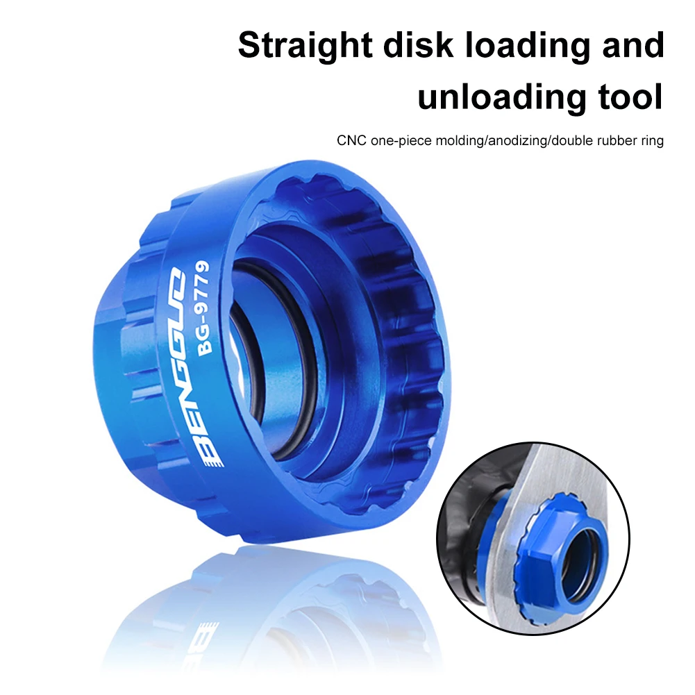 12 Speed Direct Mounting Disc Removal Tool Aluminum Alloy Bike Direct Mount Repair Tool for Shimano M7100/M8100/M9100 XT