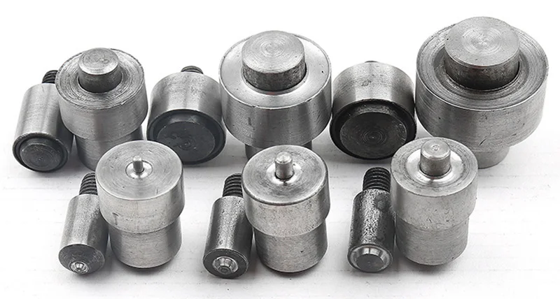 Hand Punch Press Machine M8 Dies For Snap Buttons Tools Mold for Leathercraft Clothing Bags Jeans Sewing Accessories
