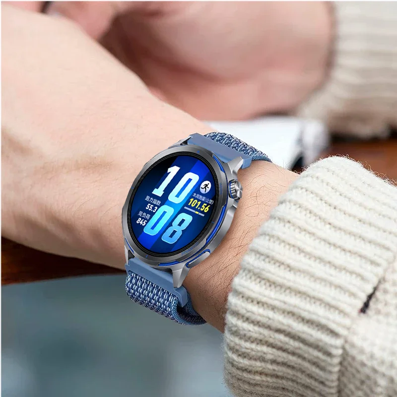 Sports Nylon Loop Strap, 20mm 22mm, Universal Smartwatch Band Bracelet