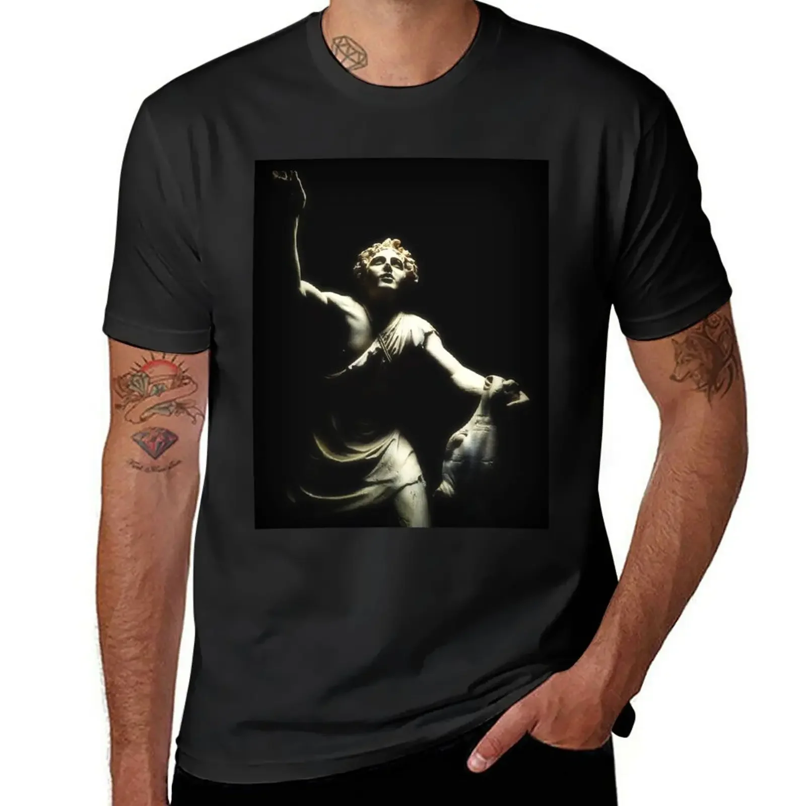 

Mithras and the bull T-Shirt for a boy korean fashion quick drying Men's t shirts