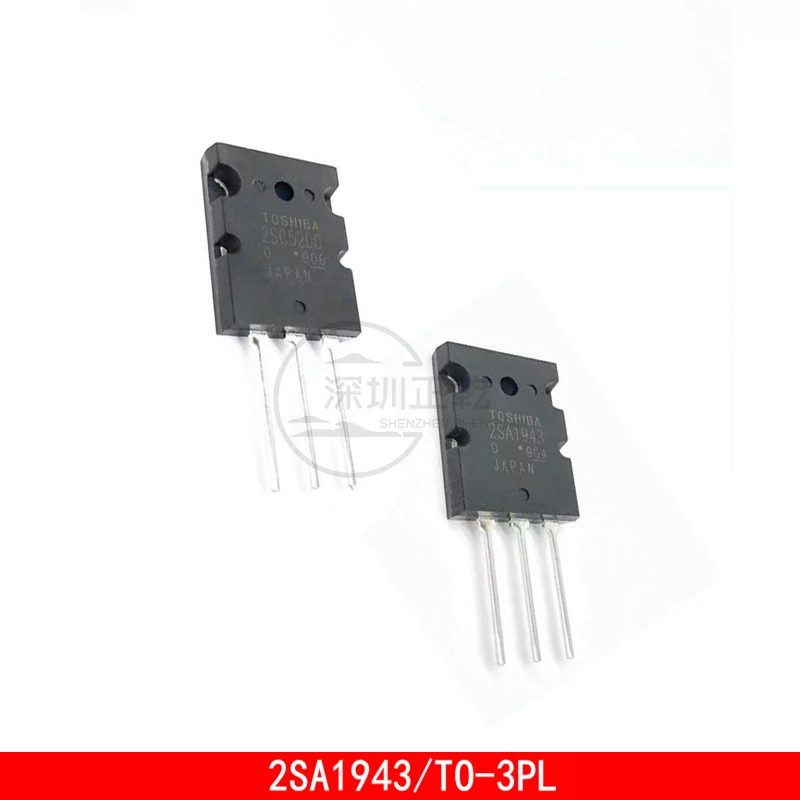 10PCS 2SA1943 2SC5200 A1943 C5200 TO-3PL Audio amplifier tube 50pcs 2sa1943 2sc5200 to 3p c5200 a1943 to 3pl 5200 1943 power amplifier applications ic