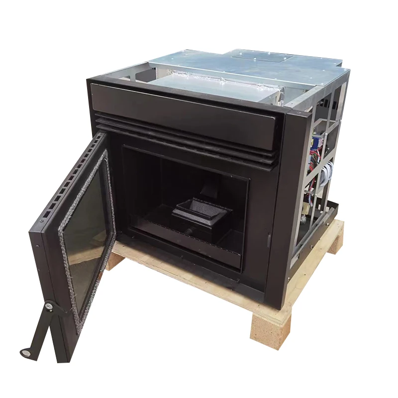 Hot Selling Built-in Fireplace Automatic Wood Pellet Stove Heater Insert With WiFi Controller