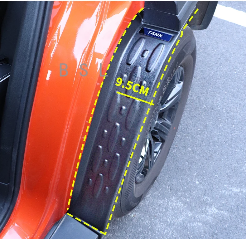 

for Great Wall GWM WEY TANK 300 Tank Mudguard Lining Modification Rear Wheel Rear Door Mudguard Special Decorative Accessories