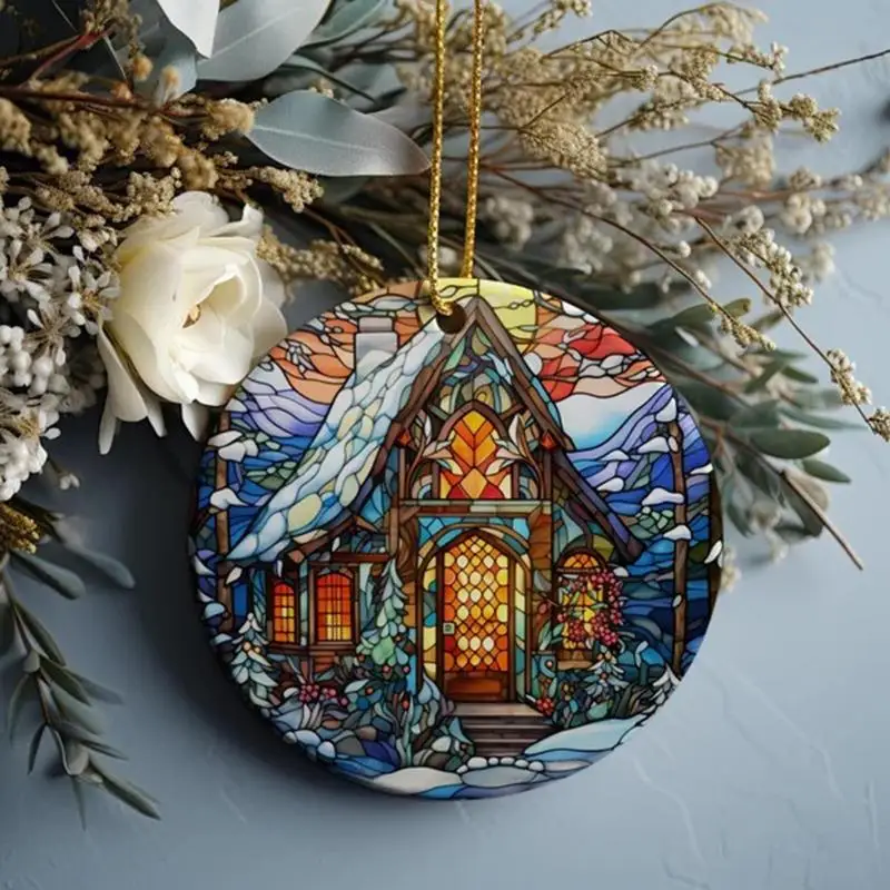 Nativity Scene Hanging Ornaments Christmas Decoration Wall Hanging Jesus Angel Easter Christ Room Home Decorations
