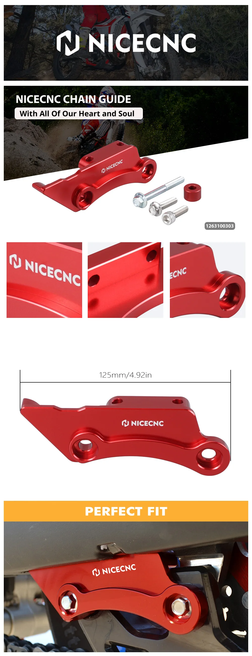 Für Beta XTrainer 300 2015-2024 RR300 RR 125 200 250 300 350 390 400 430 450 480 2010-2024 CNC Schwinge Abdeckung Kettenführung Schutz – Detail 8
