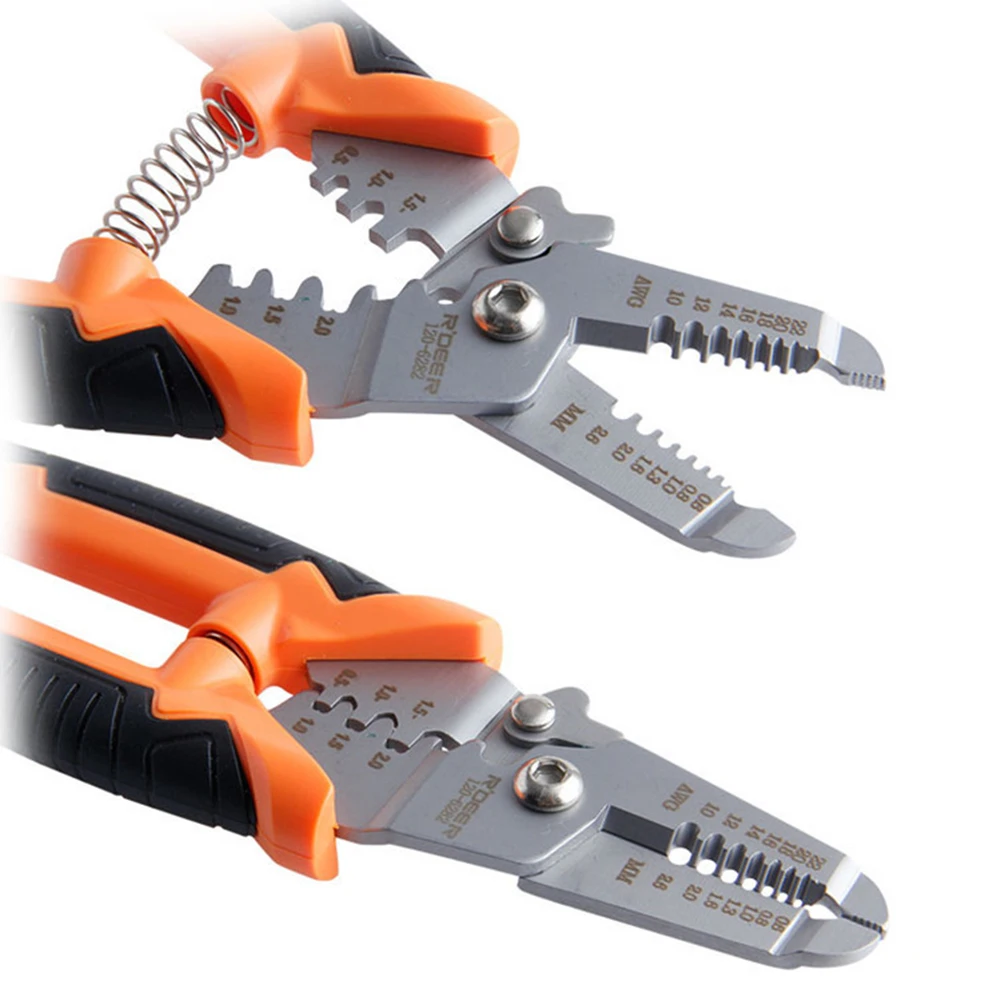 Multi-functional Clamp Crimping Pliers Cable Wire Stripping Pliers Crimping Tool 6