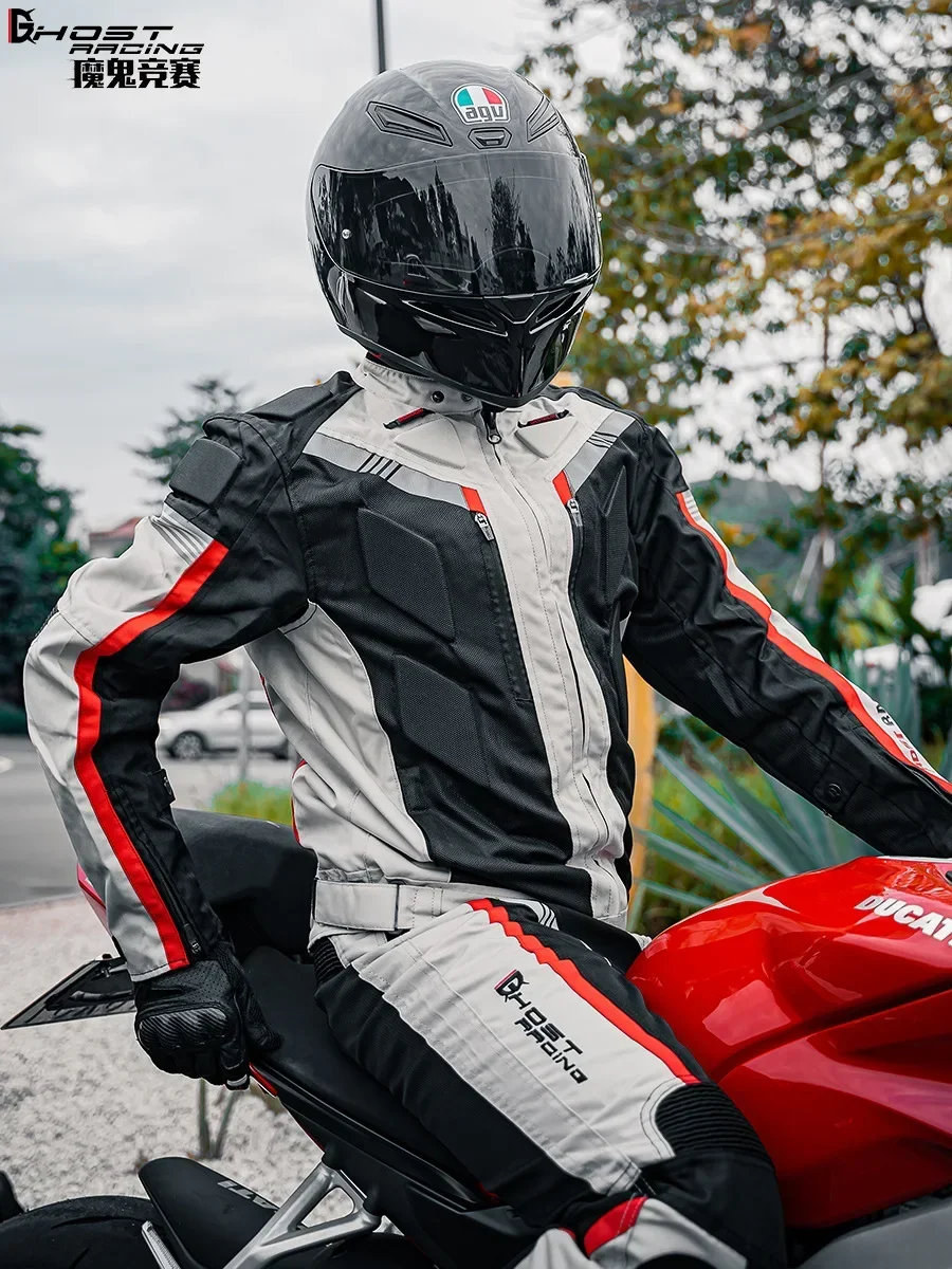 Four Season Winter Motorcycle Cycling Clothing Moto Durable Universal Split Pants Windproof Sports Outdoor Motocross Jacket Suit Motorcycle Jacket Motocross Gear Set