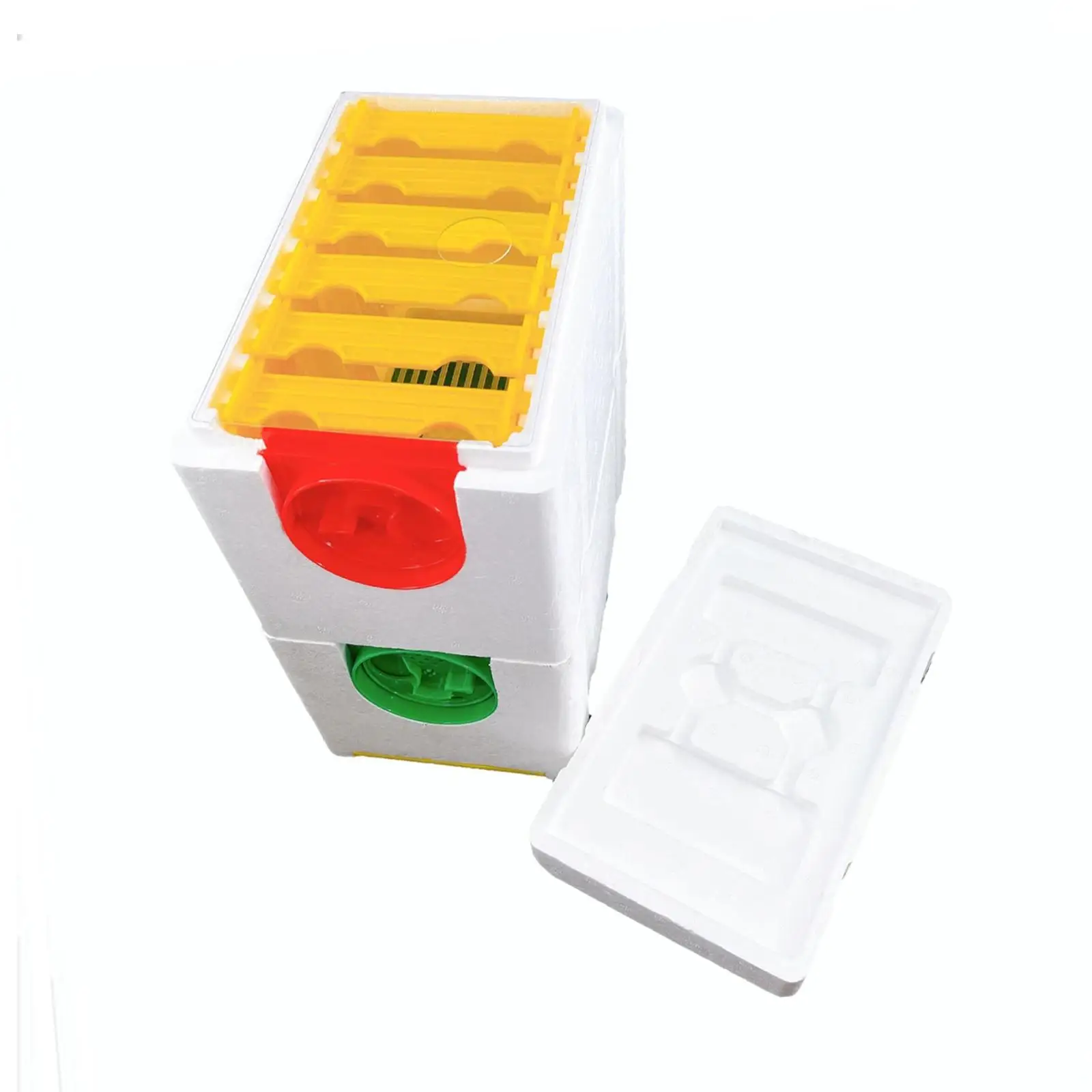 Queen Bees Rearing Box Double Layer Beekeeping 10 Frames Foam Hives Box Bees Mating Box DIY Beekeeping Hives Reserve Tools beekeeping tools,bee breeding box