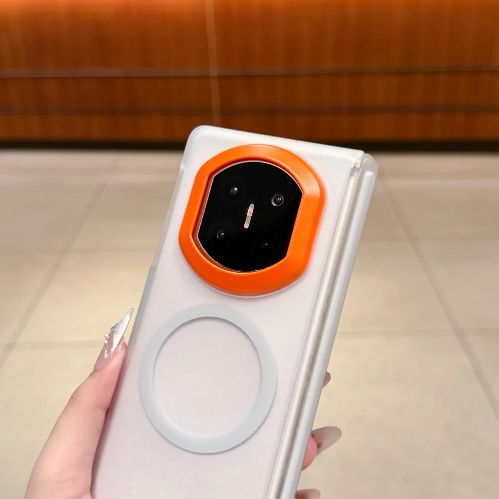 Cover magnetica trasparente per telefono huawei mate x serie_voghion.com