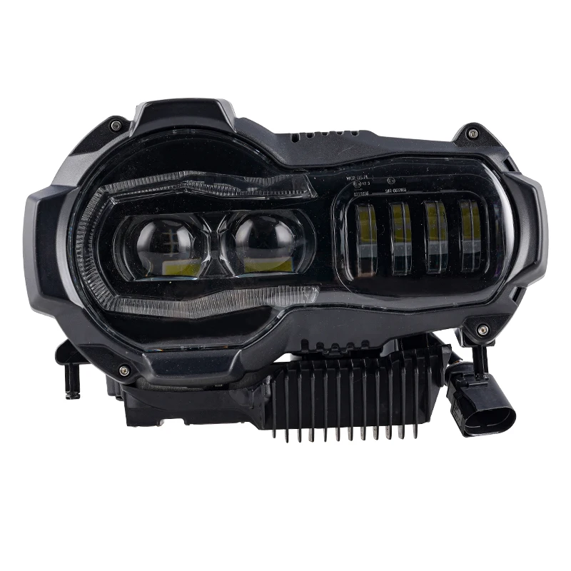 

G3 Black Led Headlight Headlamp For BMW R 1200 GS ADV Adventure 2011-2017