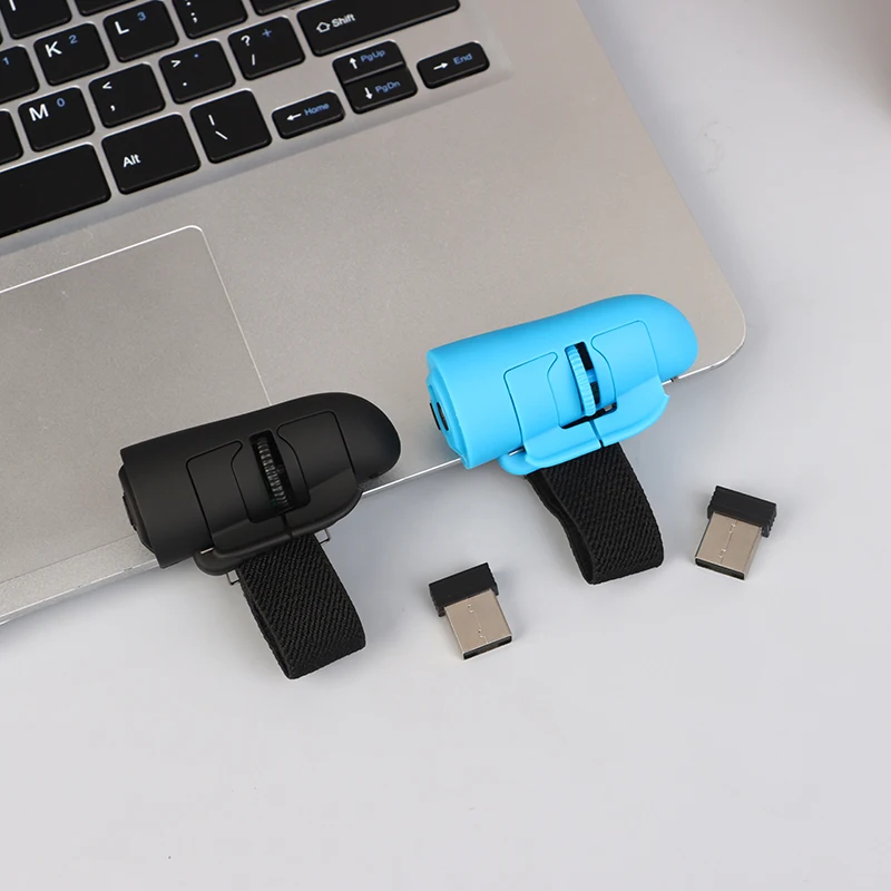 범용 2.4GHz USB 무선 손가락 반지, 광학 휴대용 미니 마우스, 노트북 태블릿 데스크탑 PC 마우스용 1600Dpi