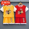 Summer Quick Drying Boys Basketball Sport Clothing Sets Breathable Kids Thin Comfortable T Shirt Shorts 2pcs Set Outfoor Outfits