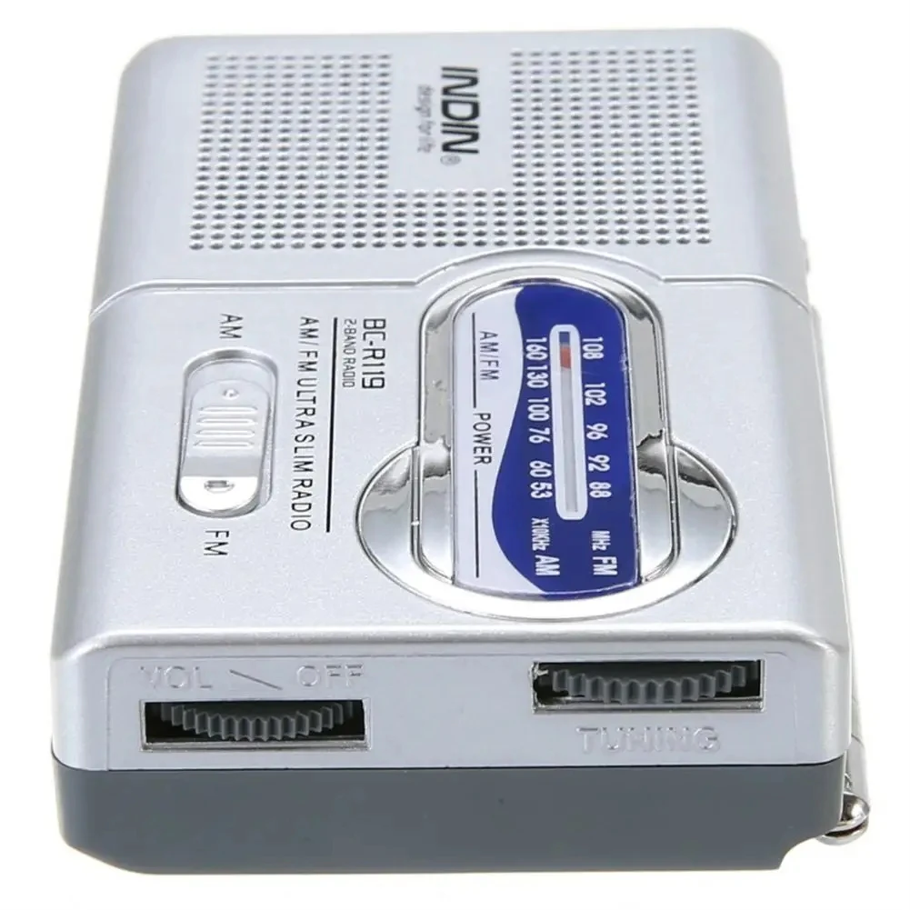Portable Radio BC-R119 Radio AM FM Battery Operated Best Reception Longest Lasting For Emergency Hurricane Running Walking Home