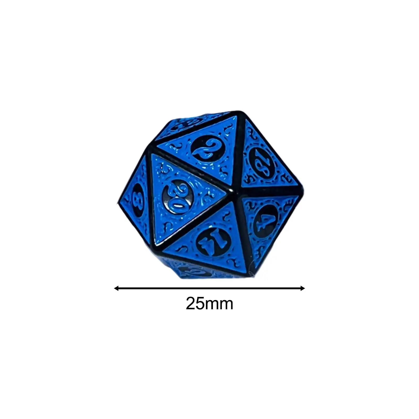 10 Pieces Astrology Dice Polyhedral Dice Entertainment Toy Crafts Constellation Dices 20 Sided for Party Toy Teaching Math