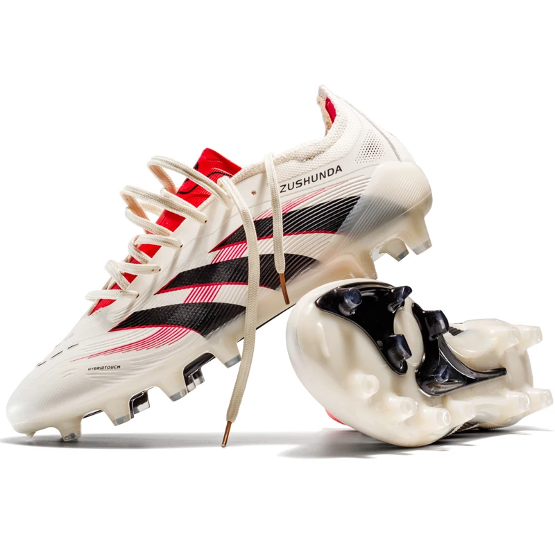 New Men Non-Slip Soccer Shoes Training Shoes Grass High Ankle Drop Shipping Hot-selling Football Boots Professional Outdoor