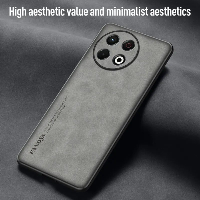 Tecno Spark 30 Pro Shockproof Matte Leather Soft Case