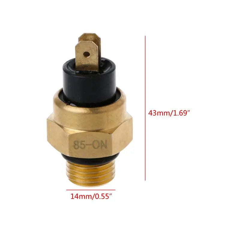 UniversalMotorcycleElectricRadiatorCoolantFanWaterTemp