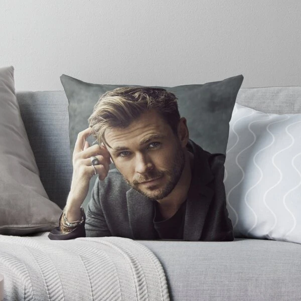 Chris Hemsworth Printing Throw Pillow Cover Decorative Car Cushion Hotel  Waist Office Square Home Pillows not include One Side - AliExpress