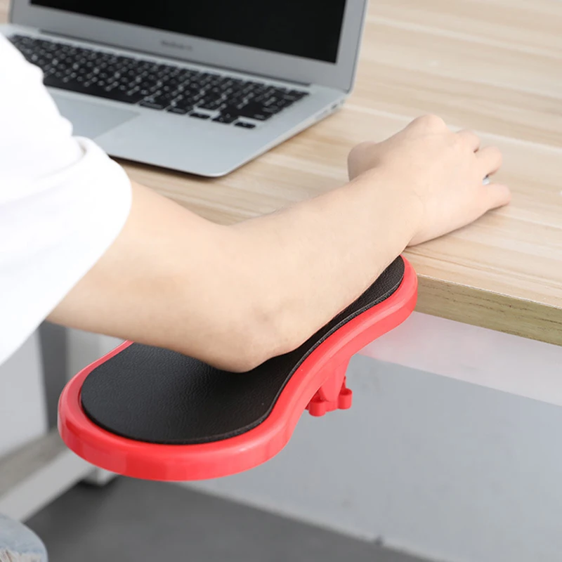 Desk Attachable Cmputer Table Arm Support Mouse Pads Arm Wrist Rests 